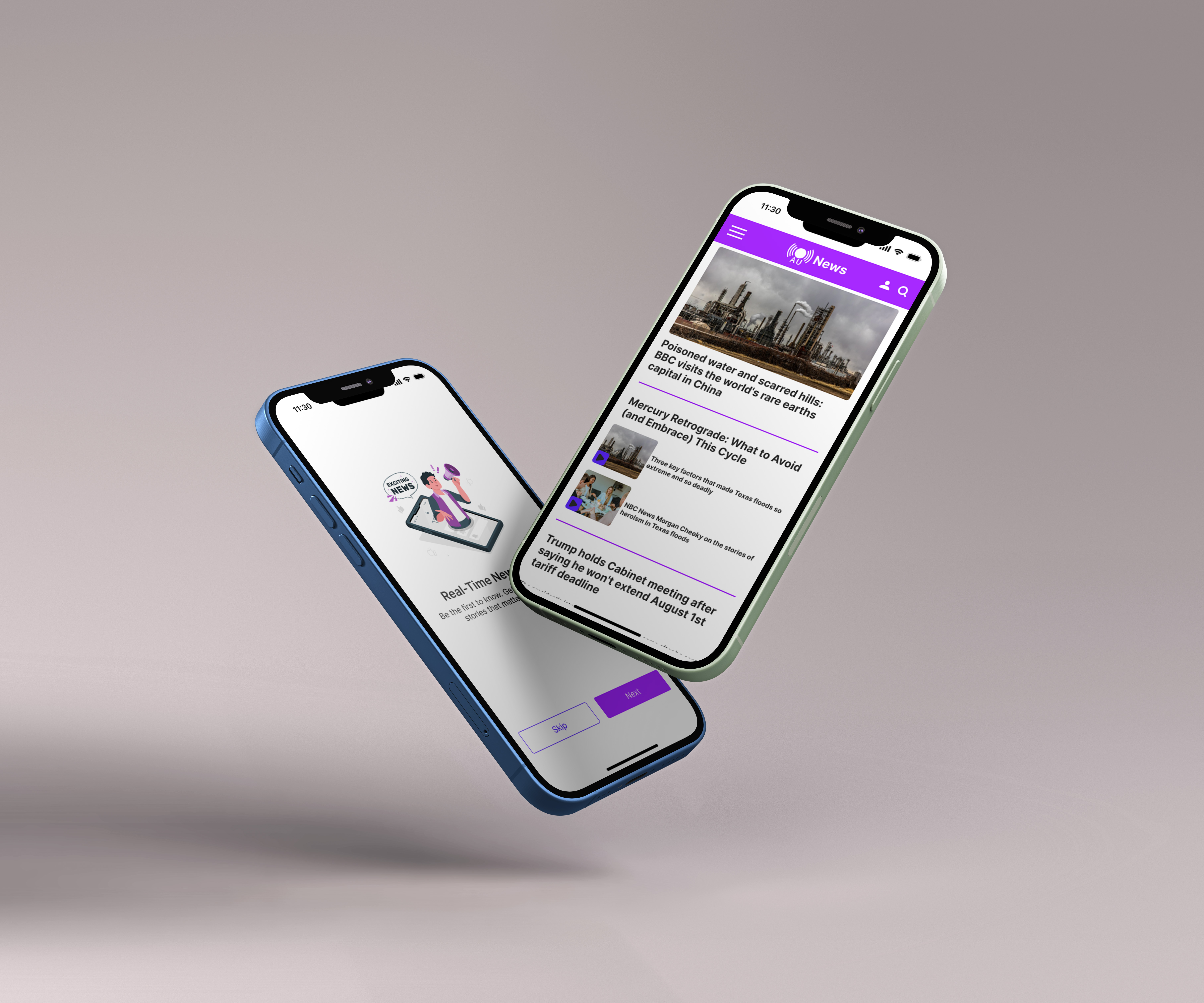 News Mobile App UI Design
